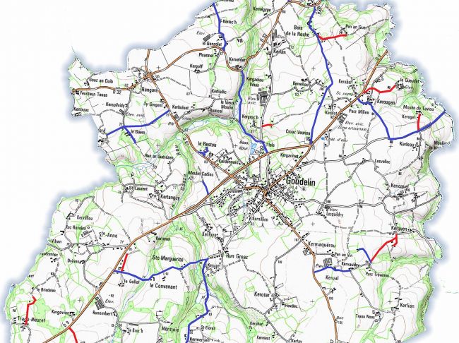 voir la carte de la voirie communale et des travaux 2017